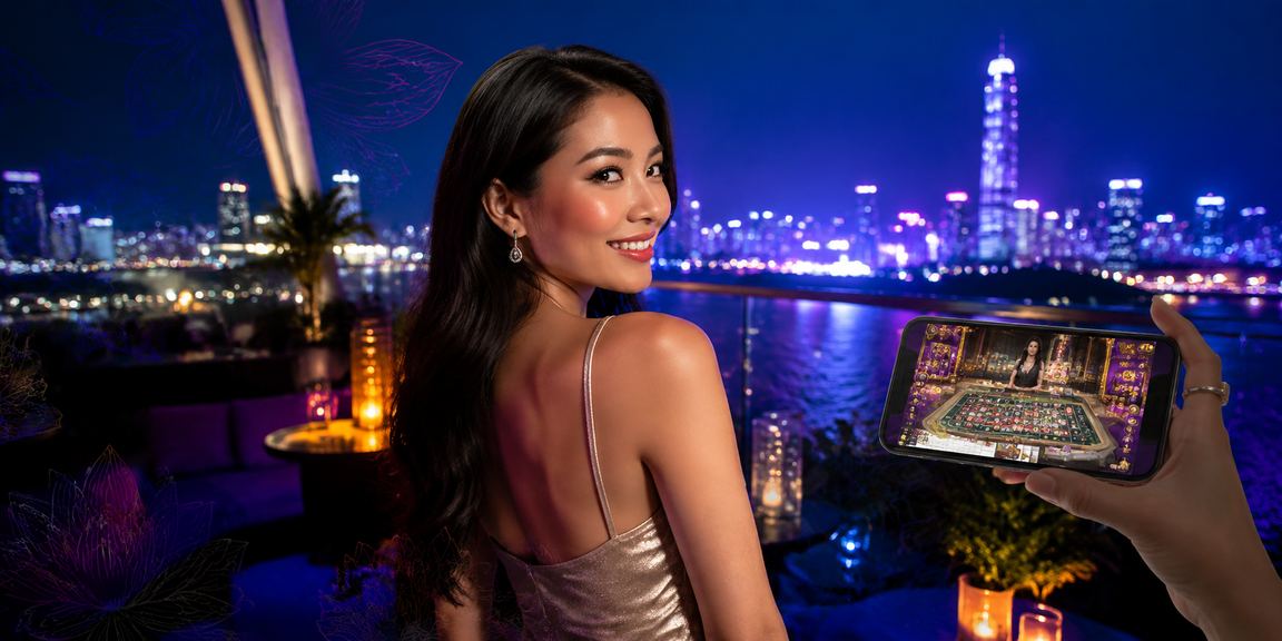 Người dùng tại bãi biển Hồ Chí Minh trải nghiệm casino trực tuyến trên điện thoại di động